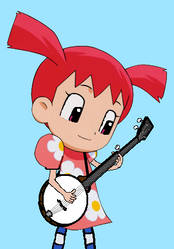 Ai (Animal Crossing) Playing Her Classic Banjo