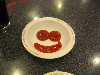Ketchup smily
