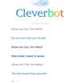 Cleverbot found Tom