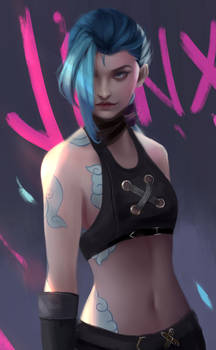 Jinx Arcane fanart