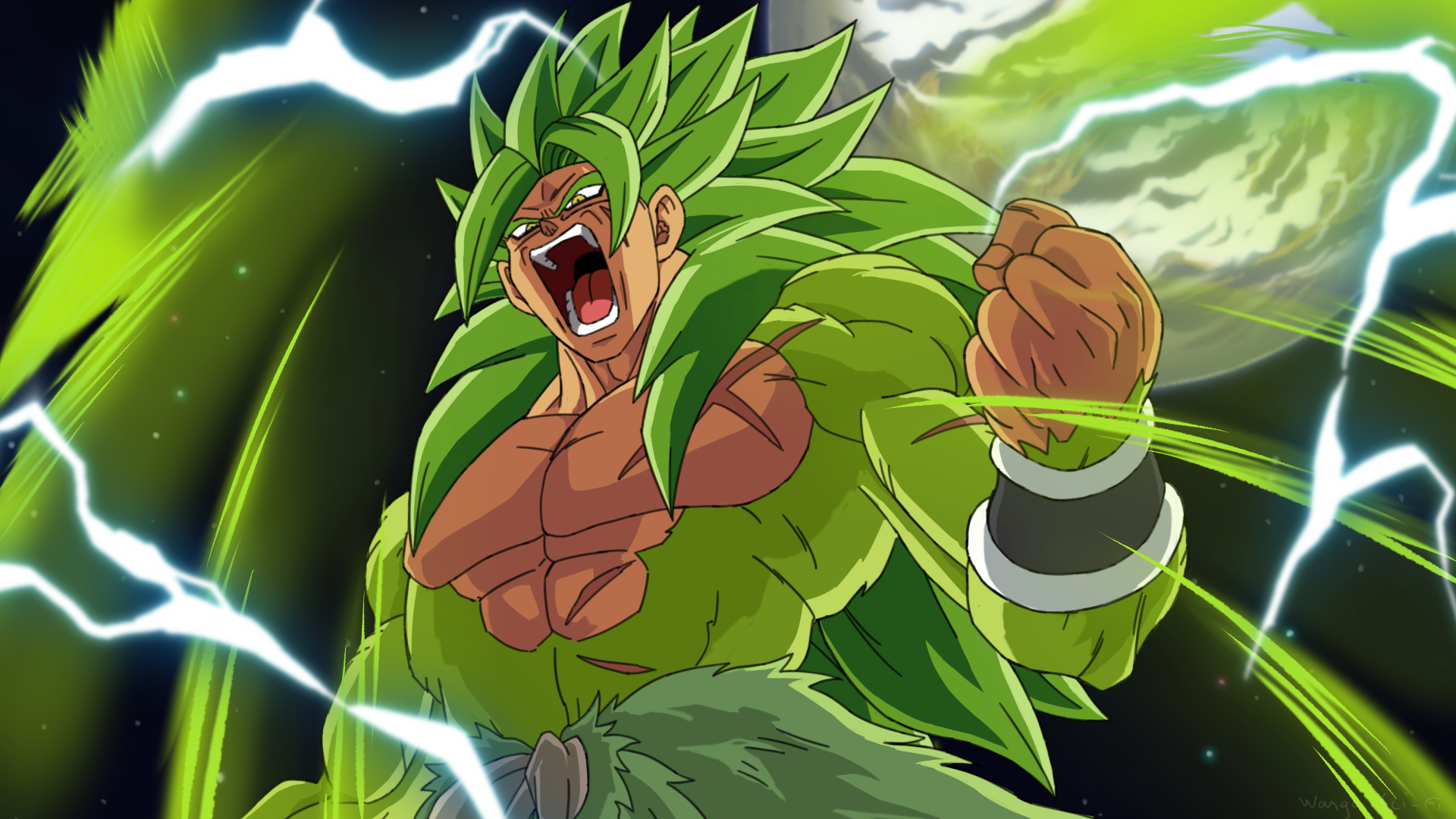 SSJ5 Broly SSJ4 Edition by PUTLEADINURHEAD on DeviantArt