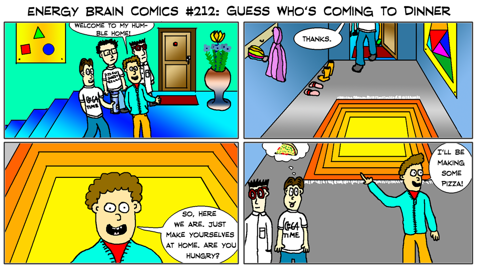 EBC #212: Guess Who's Coming To Dinner by EnergyBrainComics
