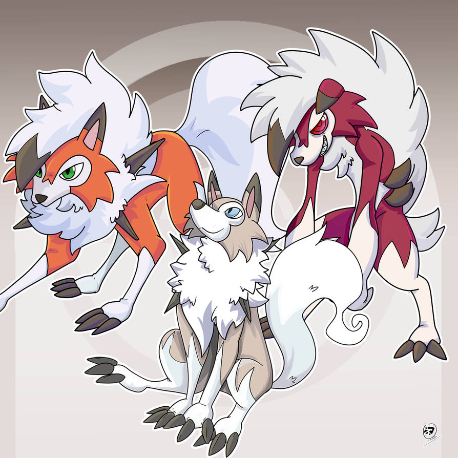 Pokemon Rcyos Pokemon Lycanrocs by Gaetta on DeviantArt