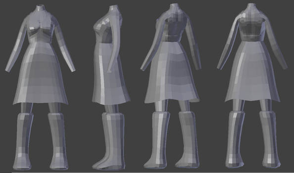 Kara {WIP}: Stage 03 - The Clothes Begin