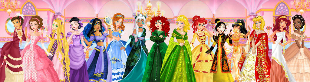 Disney Princess Group by LadyAmber on DeviantArt