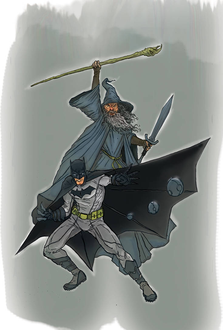 Batman/Gandalf Team-up by Mardoza on DeviantArt