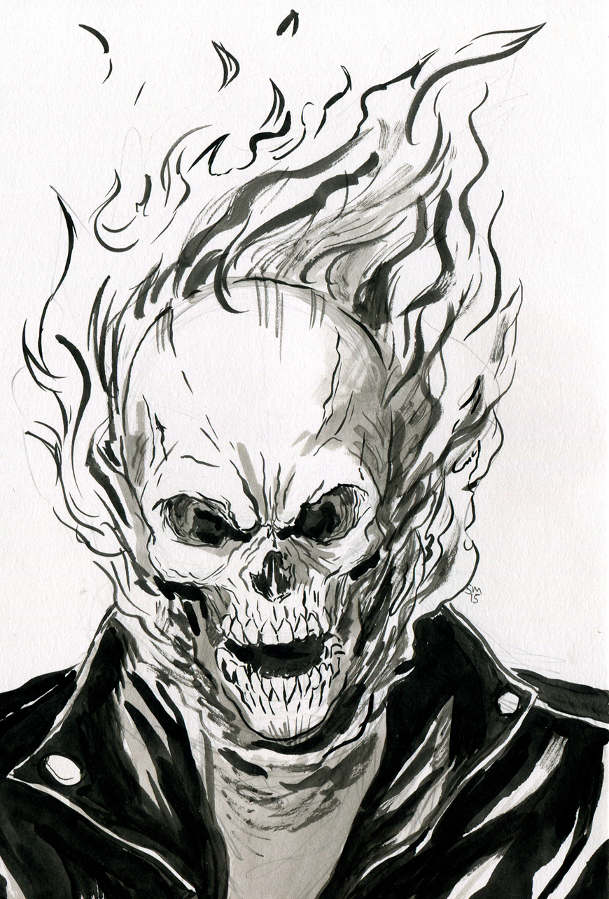 sketch_Ghost Rider by DOUGLASDRACO on DeviantArt