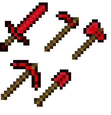 Minecraft Ruby Tools by Techgirl499 on DeviantArt