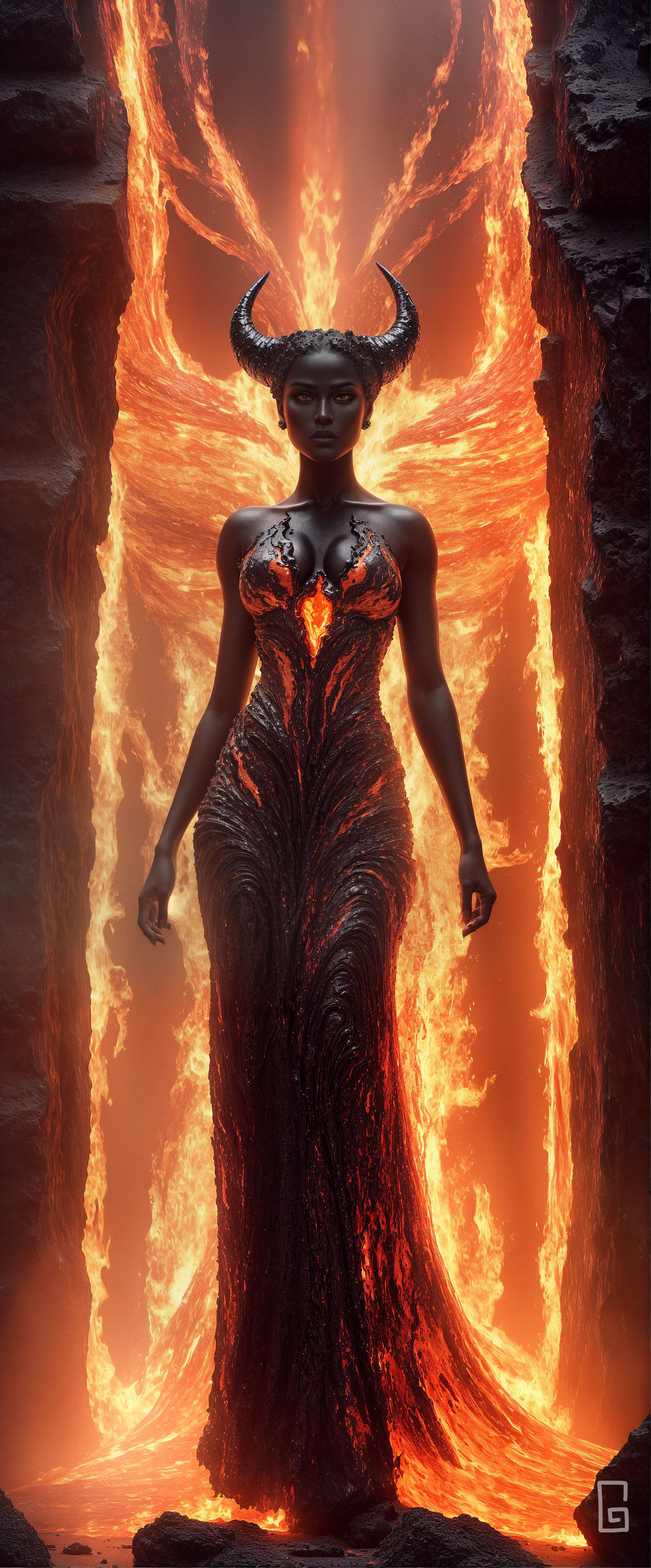 Volcano Goddess by Gambz1 on DeviantArt