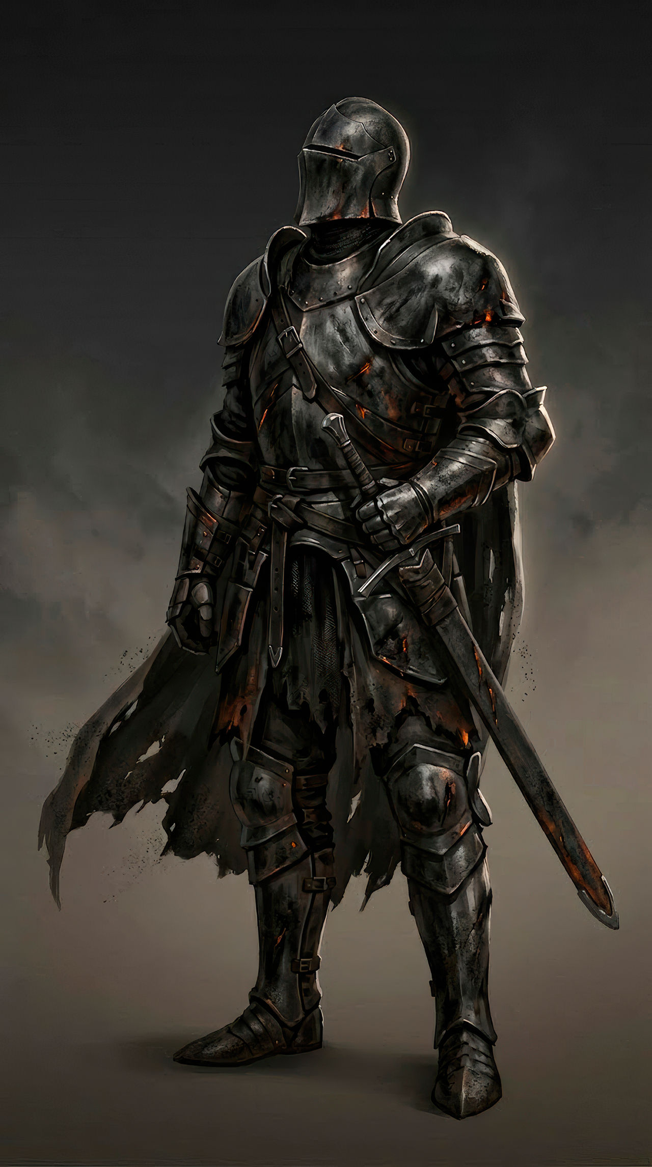 Knight Deviantart FantasyCharacters #002 - Knight of Ash by DTry101 on DeviantArt
