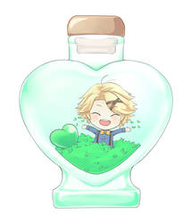 Yoosung in a bottle