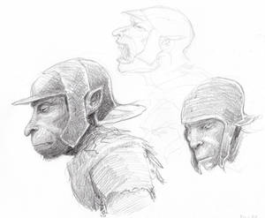 Orcish faces 2