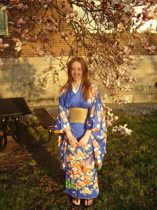 Spring flower kimono