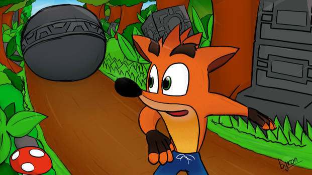 Crash Bandicoot Boulder Dash