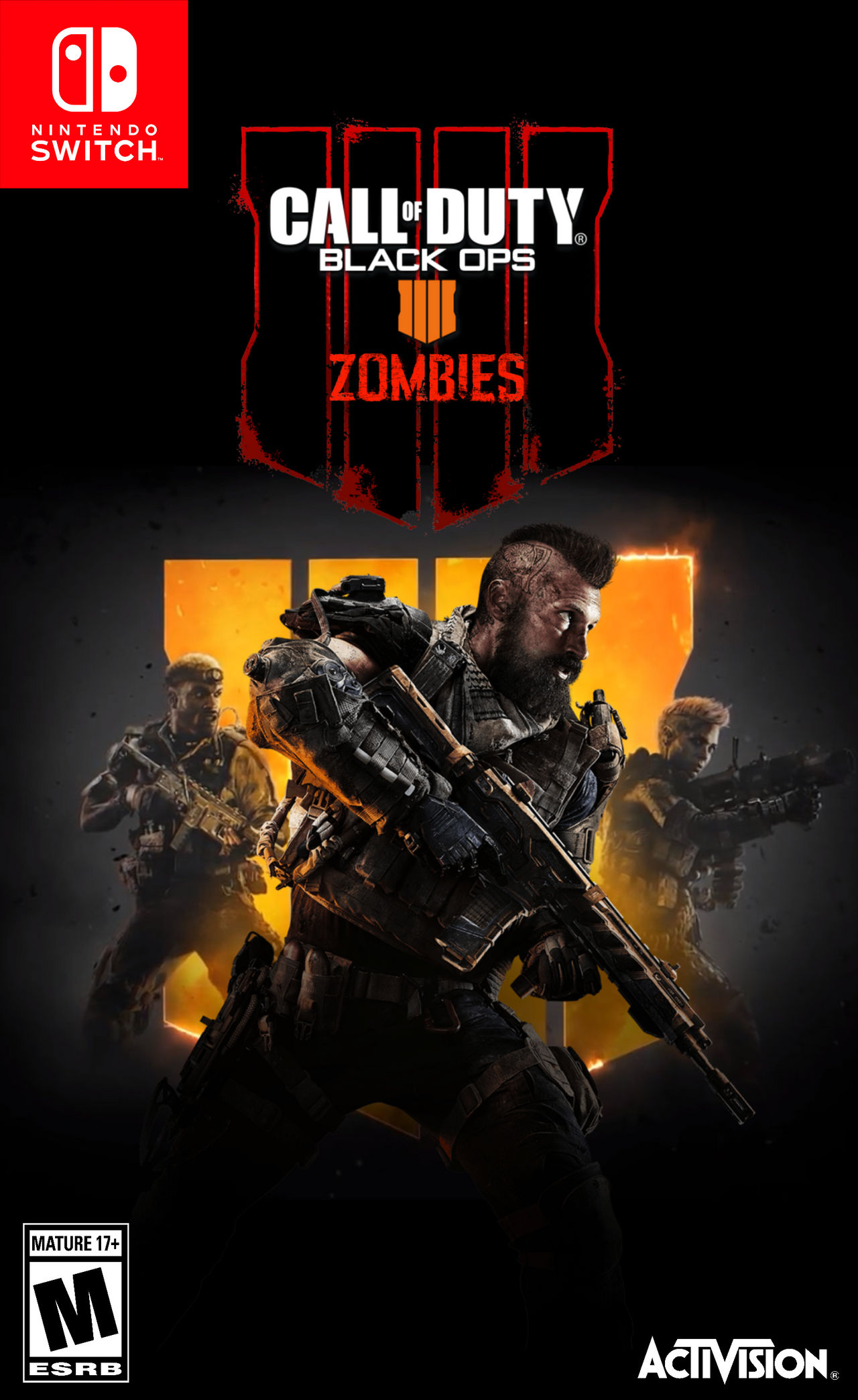 Call of Duty: Black Ops 4: Zombies Switch cover by
