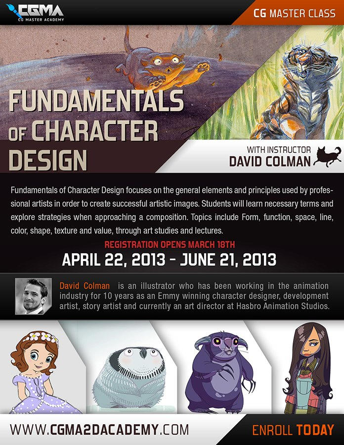 Cgma Online Class Fundamentals Of Character Design By Davidsdoodles On Cgma Online Class Fundamentals Of Character Design By Davidsdoodles On