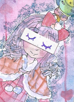 #134 Momo little Devil ACEO