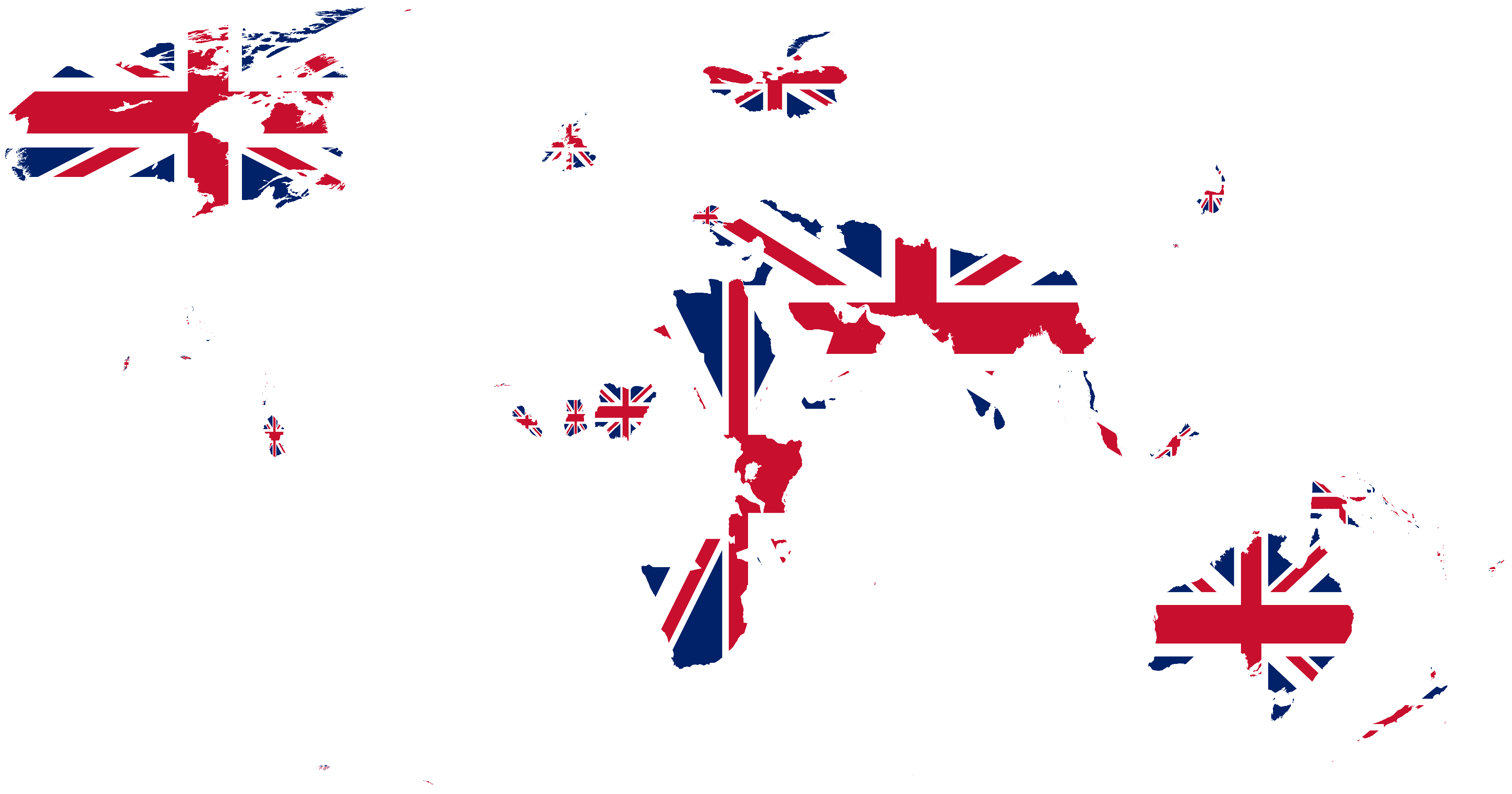 Flag-map of British Empire by nguyenpeachiew on DeviantArt