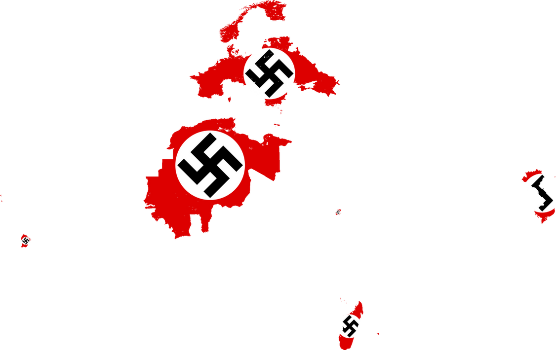 Flag-map of Third Reich (3rd fixed time) by nguyenpeachiew on DeviantArt