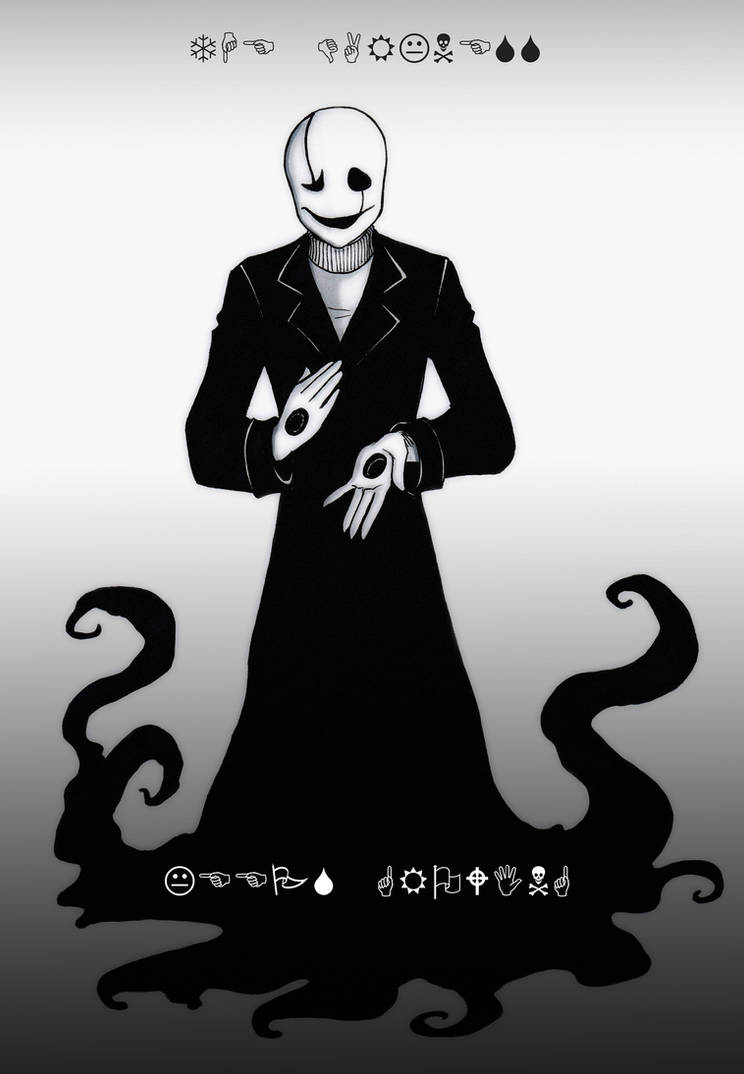Undertale- W.D. Gaster by ErinTenshi on DeviantArt