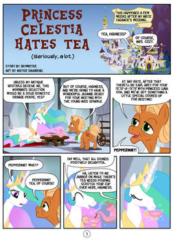Princess Celestia hates tea - page 1