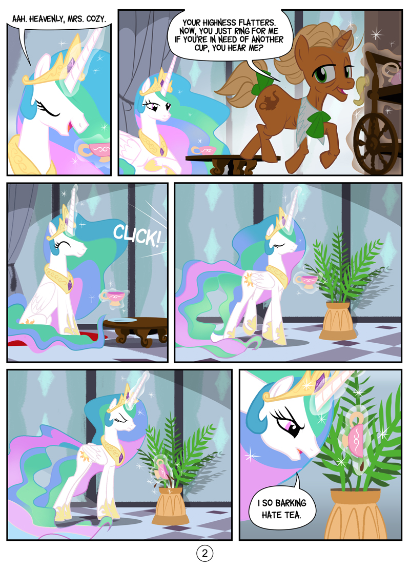 Princess Celestia hates tea - page 2