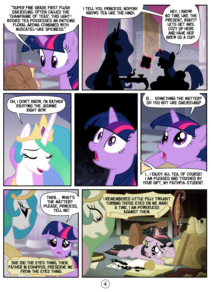 Princess Celestia hates tea - page 4