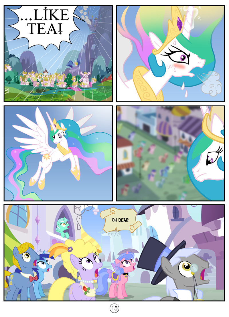 Princess Celestia hates tea - page 15