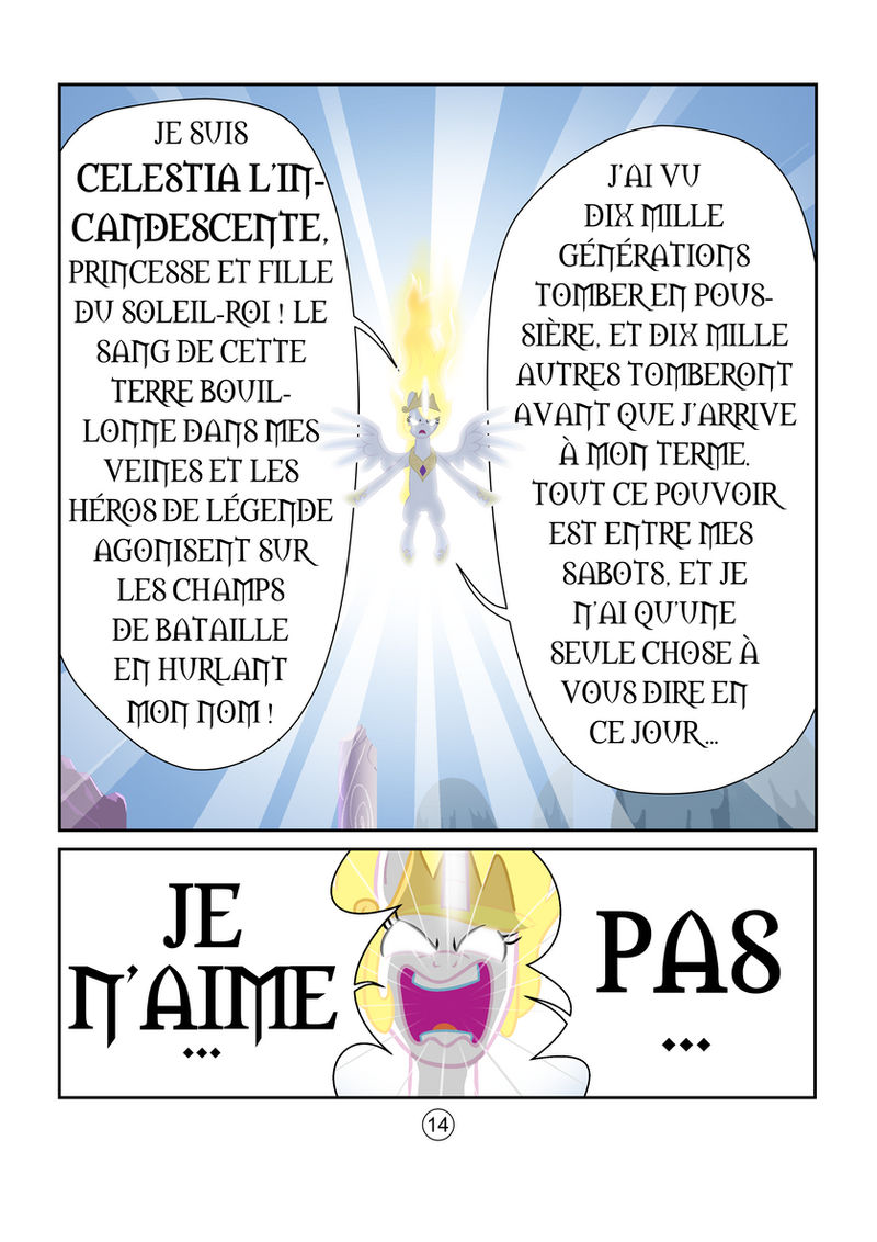 Princess Celestia Hates Tea - French Version 14