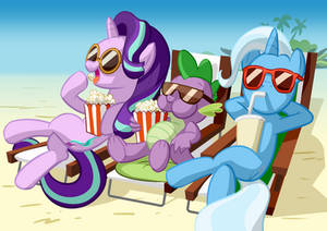 Chilling Out - When the Mane 6 aren't around