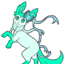 Aqua Sylveon adopt AUCTION