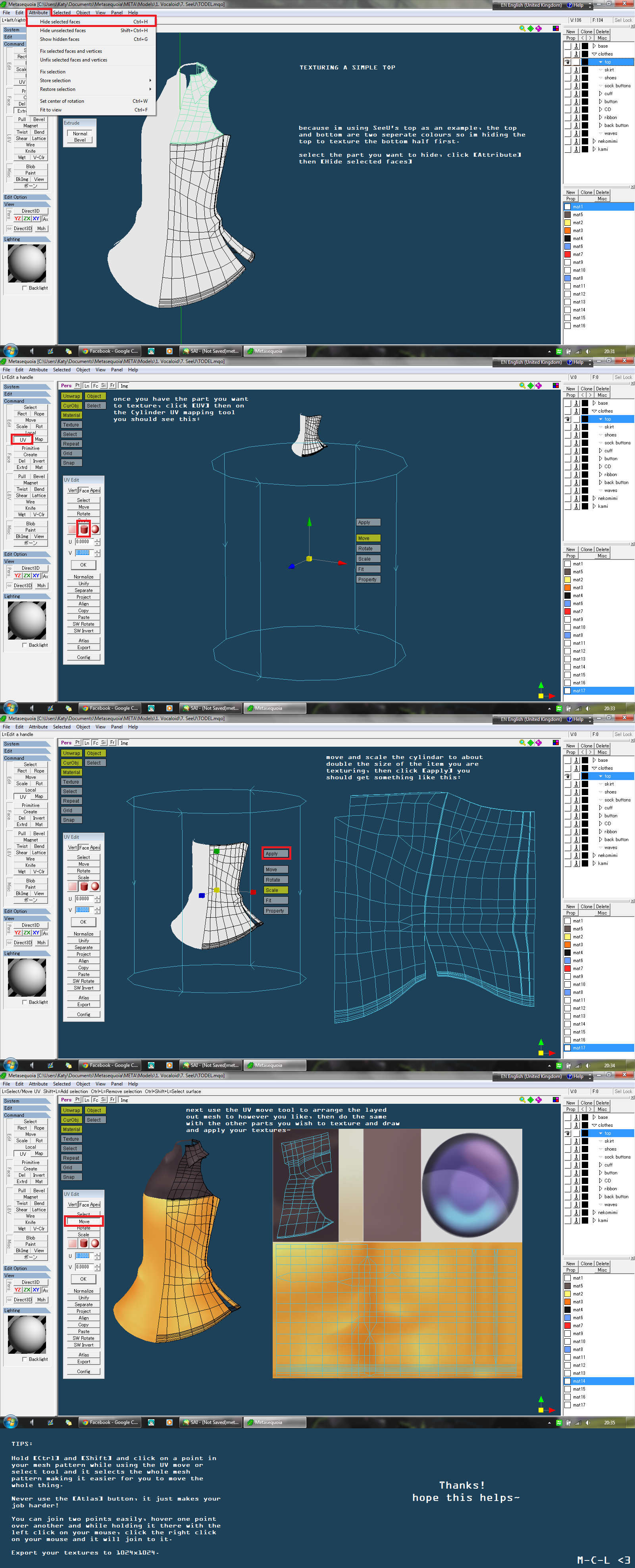 BASIC TEXTURING TUTORIAL by MMD-MCL on DeviantArt