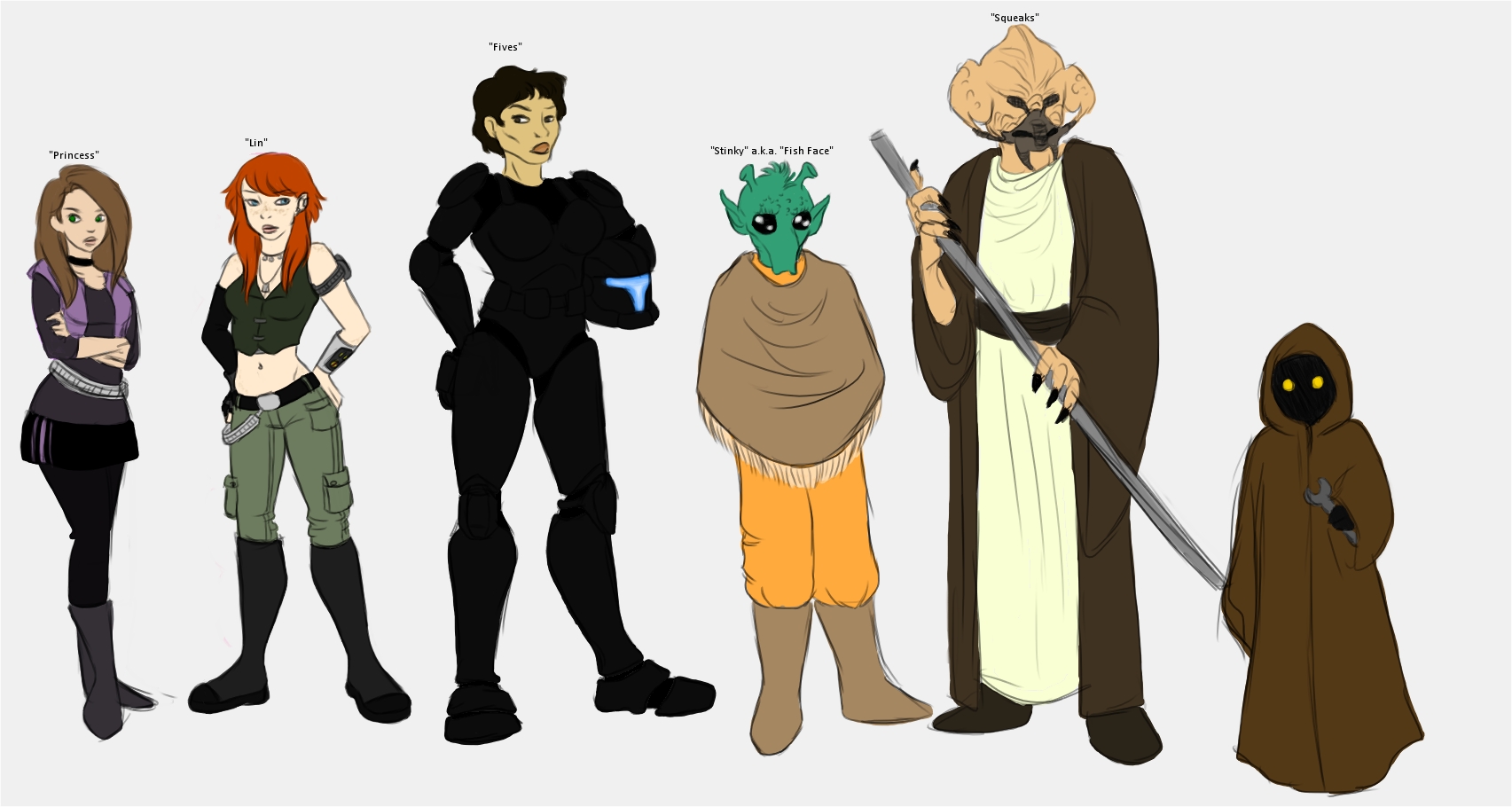 The Star Wars Gang