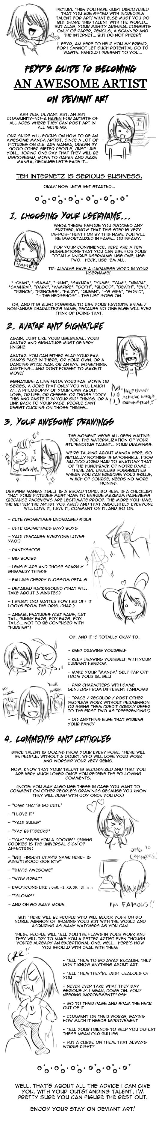 how to be an awesome artist