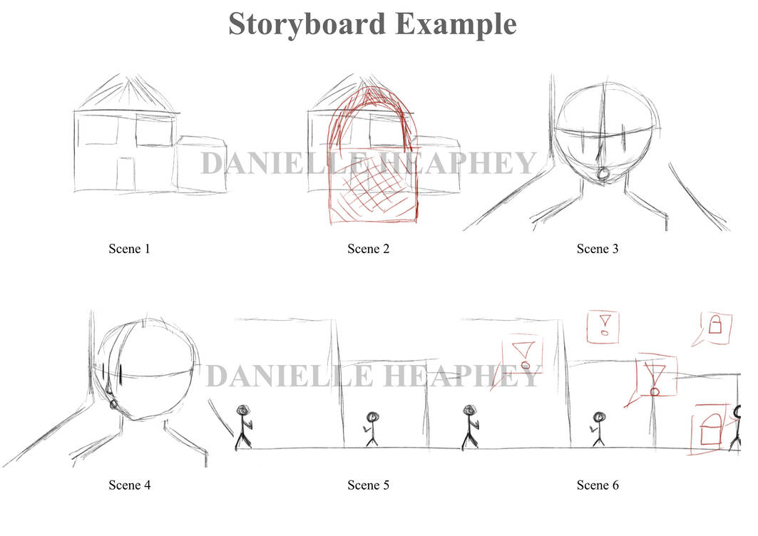 Storyboard Example by DanielleHeaphey on DeviantArt