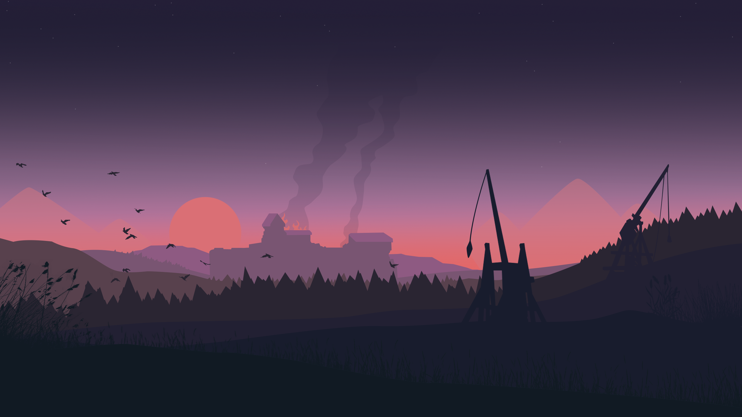 Пейзаж Минимализм