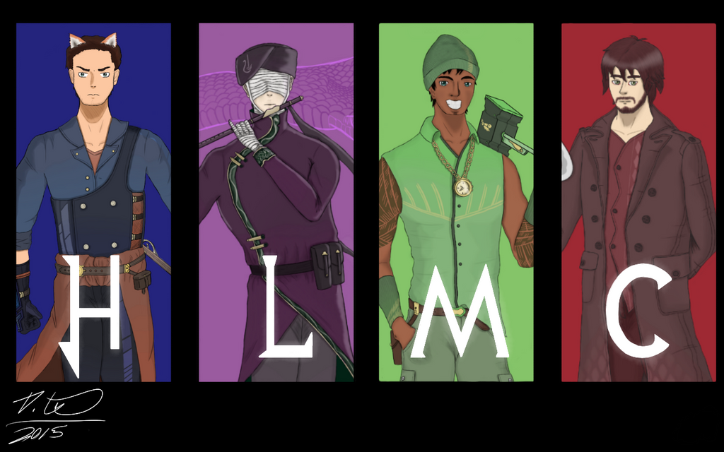 (Rwby oc) - Team HLMC