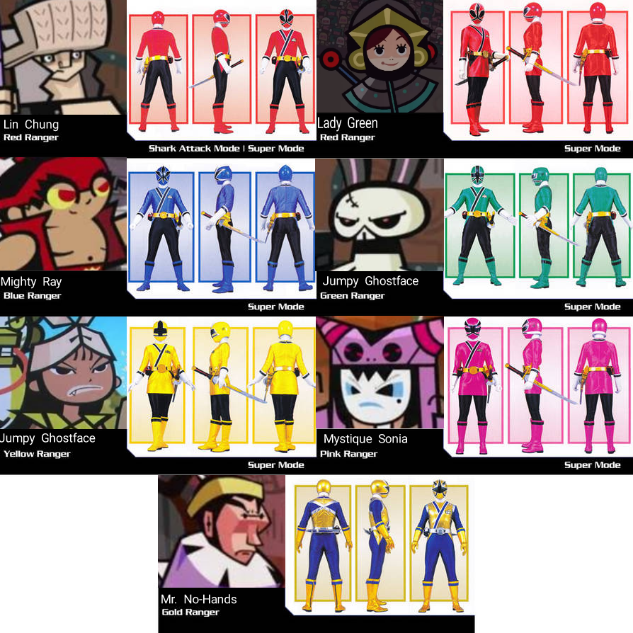 Your Rangers (Samurai) Recast by Justletmein21 on DeviantArt