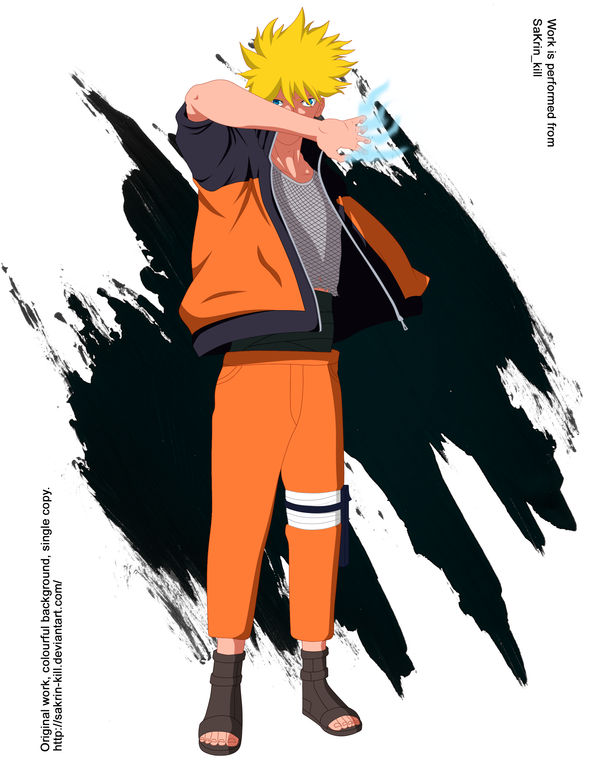 Naruto Uzumaki [Jounin Vest] by HaruRukushi on DeviantArt