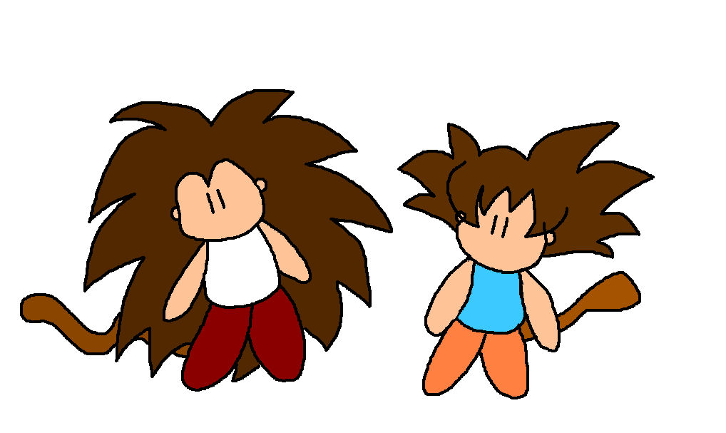 Goku and Raditsu plushies by Chuquita on DeviantArt