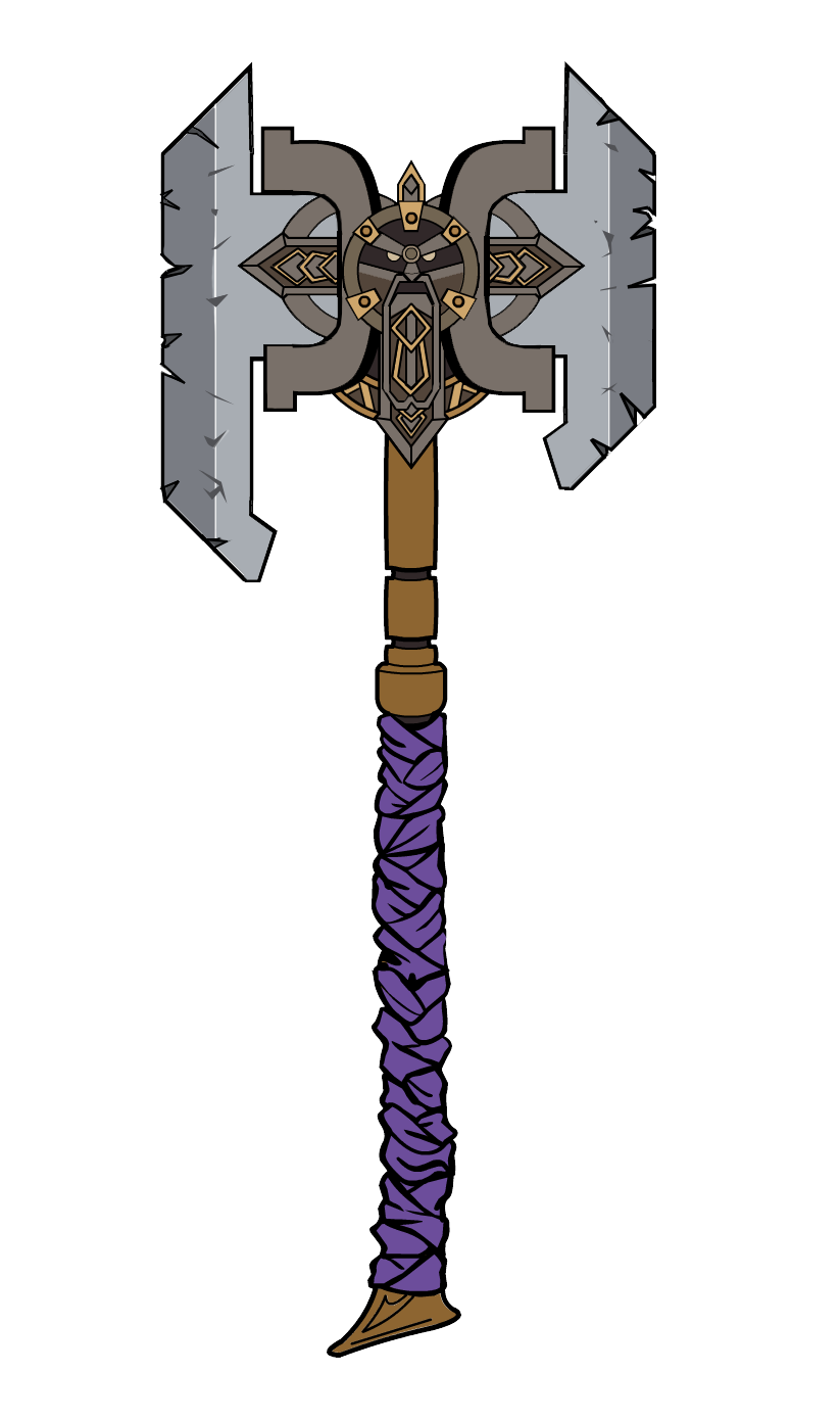 Dwarven Battle Axe by RossOfTheYear on DeviantArt