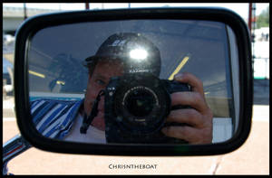 chrisntheboat in a mirror...