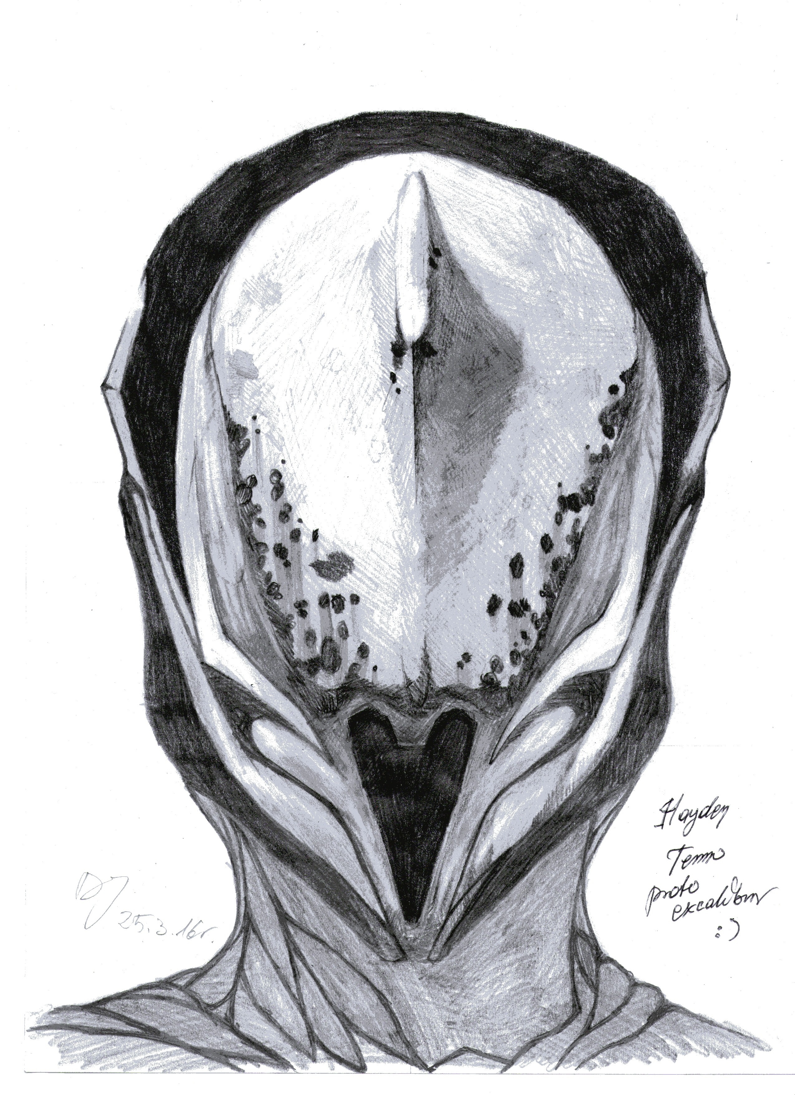 Hayden Tenno - Proto Excalibur's helmet