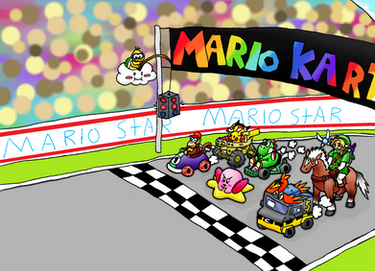 N64: Mega Mario Kart Race