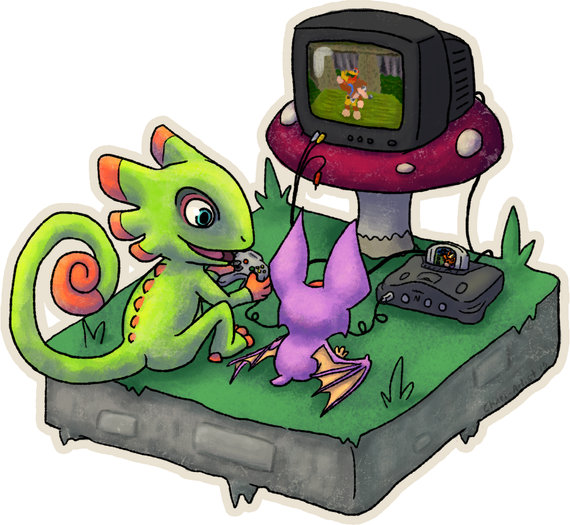 Yooka-Laylee play N64 by Chari-Artist