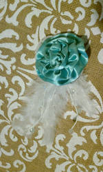 Blue Fascinator