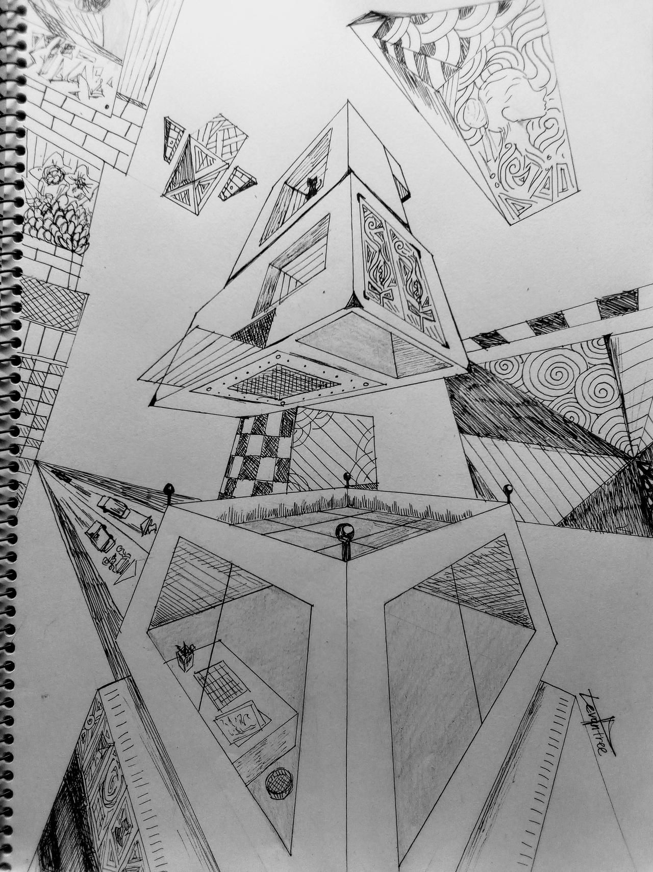 3 point drawing practice :3