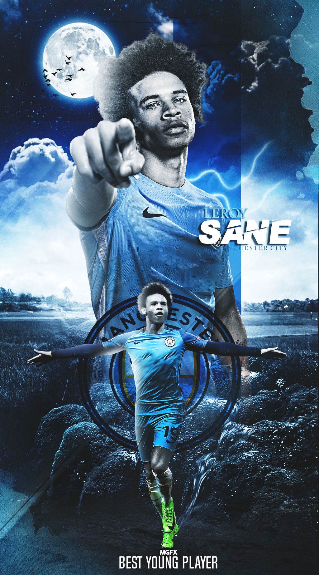 Sane Background leroy sane best player rising WALLPAPER | LOCK SC by 10mohamedmahmoud ...
