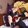 commission : Bumbleby kiss
