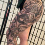 Leg sleeve in three sessions